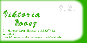 viktoria moosz business card